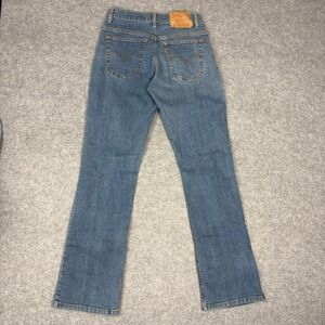 Levis 515 Bootcut Jeans Womens 4M Medium Wash Stretch Denim Mid Rise Blue